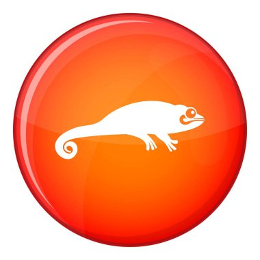 Bukalemun simgesi, düz stil