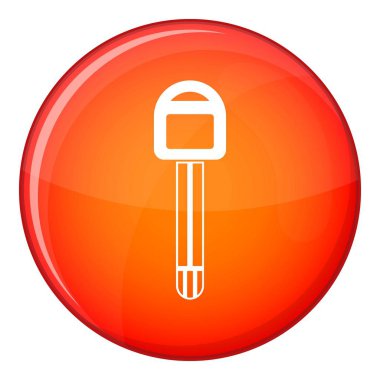 Araba anahtar simgesi, düz stil