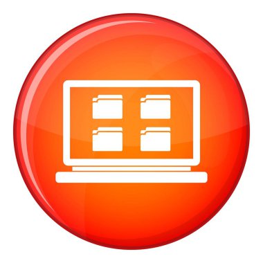 Masaüstü simgesi, düz stil