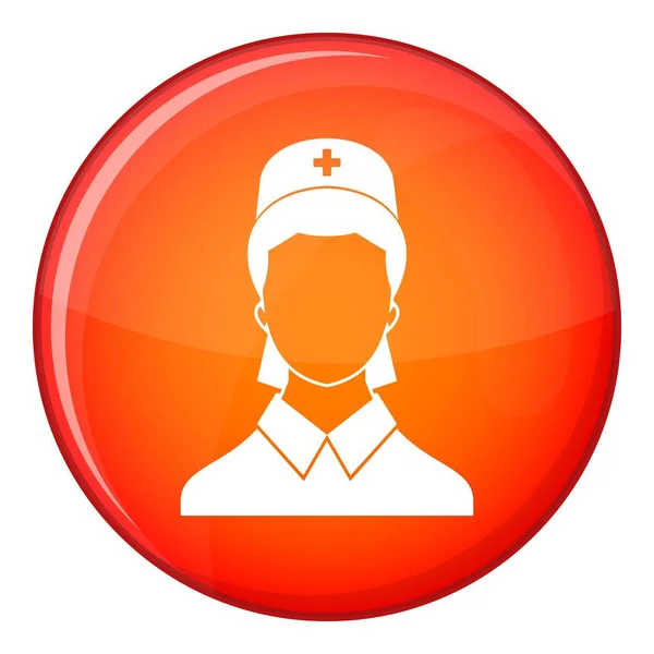 Doctor icon, flat style — Stock Vector