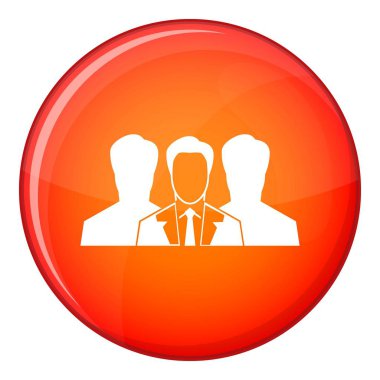 İşe Alım simgesi, düz stil