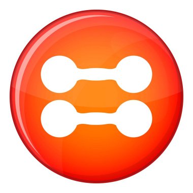 Halter simgesi, düz stil çifti