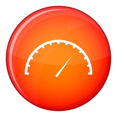 Hız göstergesi simgesi, düz stil