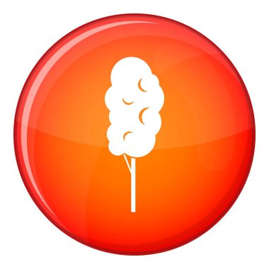 Uzun boylu ağaç kutsal kişilerin resmi, düz stil