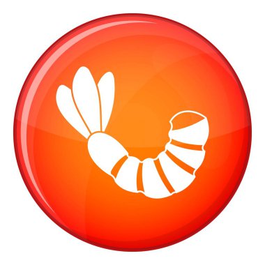 Karides simgesi, düz stil