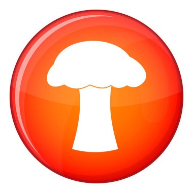 Mantar simgesi, düz stil