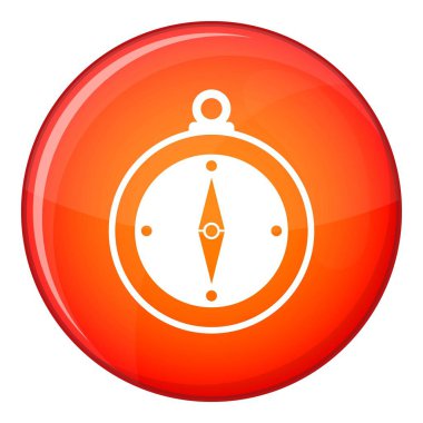 Pusula simgesini, düz stil