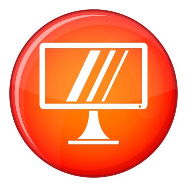 bilgisayar monitörü simgesi, düz biçim