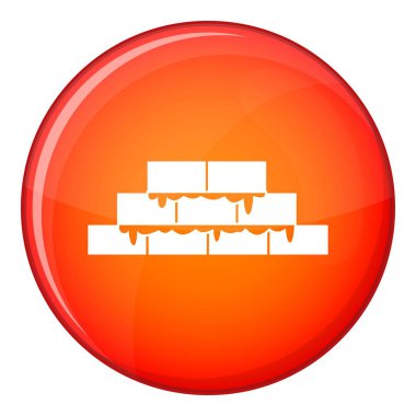 Tuğla simgesi, düz stil