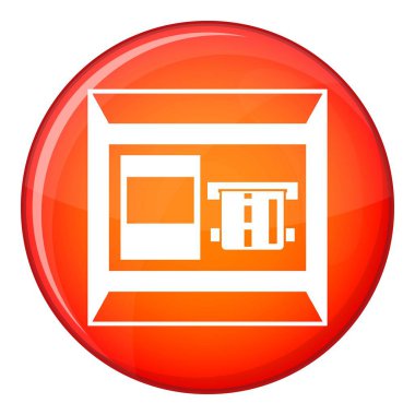 Atm simgesi, düz biçim