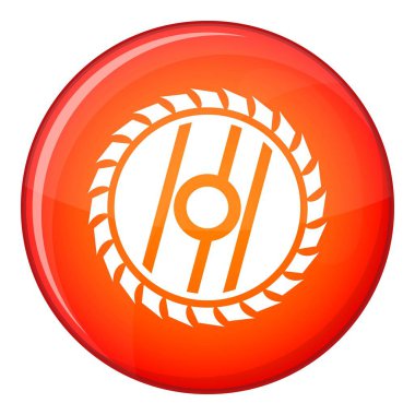 Daire tarzı düz bıçak simgesi gördüm