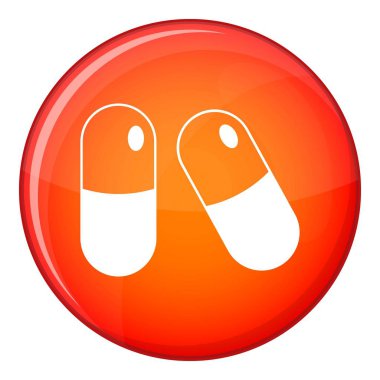 Hapları simgesi, düz stil