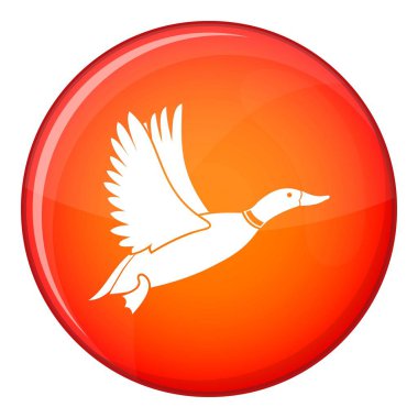 Ördek simgesi, düz stil