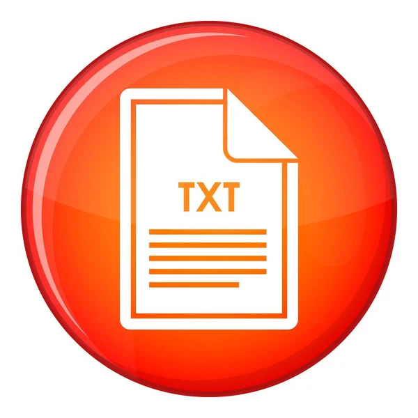 Arquivo ícone TXT, estilo plano —  Vetores de Stock