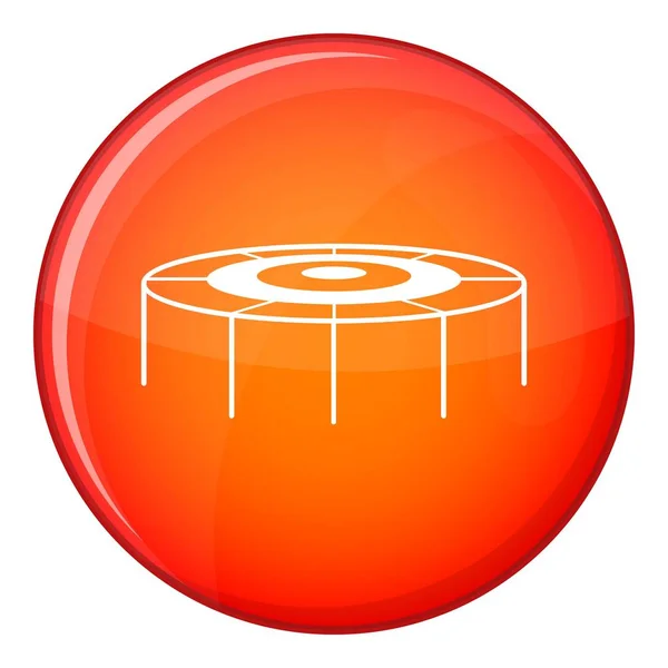 Icône de trampoline, style plat — Image vectorielle