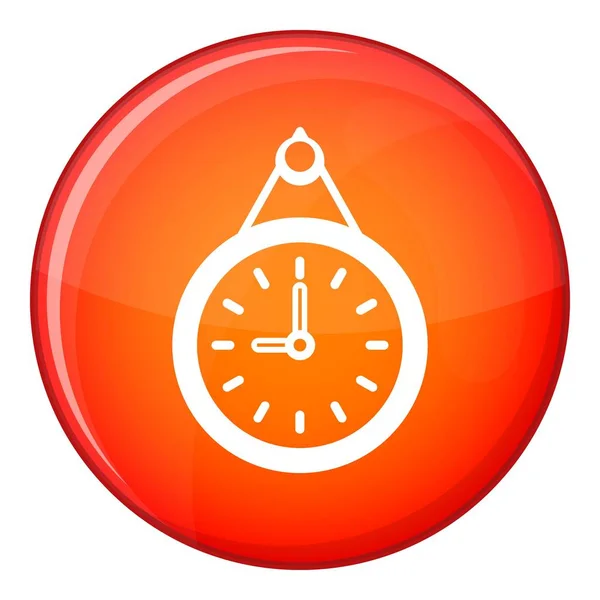 Clock icon, flat style — Stock Vector