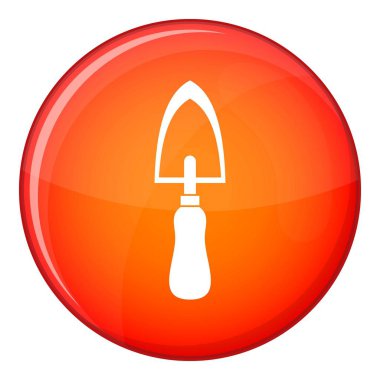 Bahçe malası simgesi, düz stil