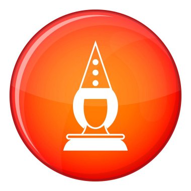 Pierrot palyaço simgesi, düz stil