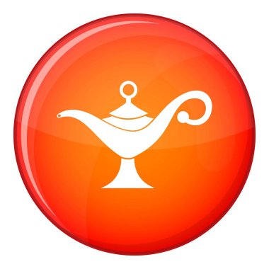 Orta Doğu Petrol lamba simgesi, düz stil