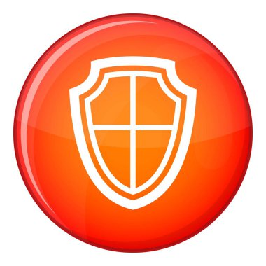 Kalkan kutsal kişilerin resmi, düz stil