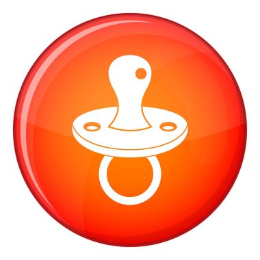 Bebek emziği simgesi, düz stil