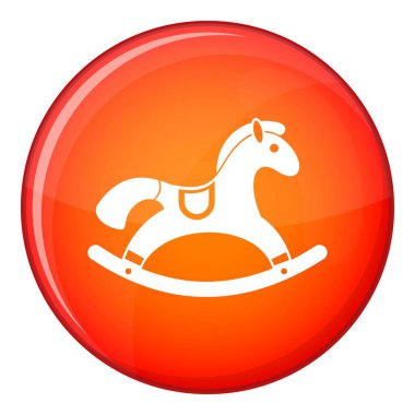 Sallanan at simgesi, düz stil