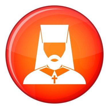 Ortodoks rahip simgesi, düz stil