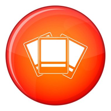 Fotoğraf simge, düz stil