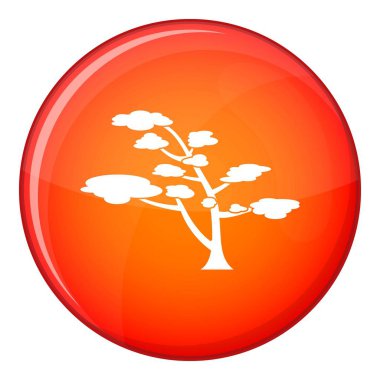 Sedir simgesi, düz stil