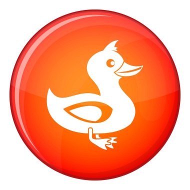 Black duck simgesi, düz stil