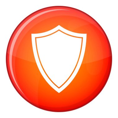 Kalkan savaş simgesi, düz stil için