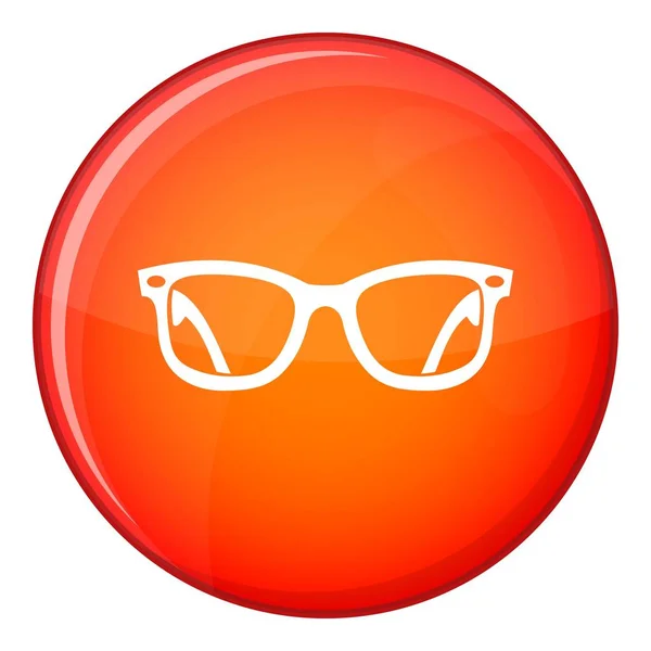 Ikonę okularów, płaski — Wektor stockowy