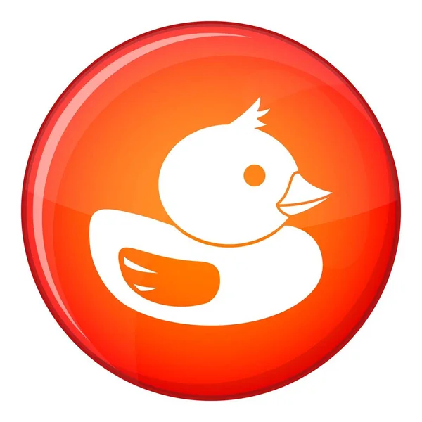 Kachní ikona, plochý — Stockový vektor