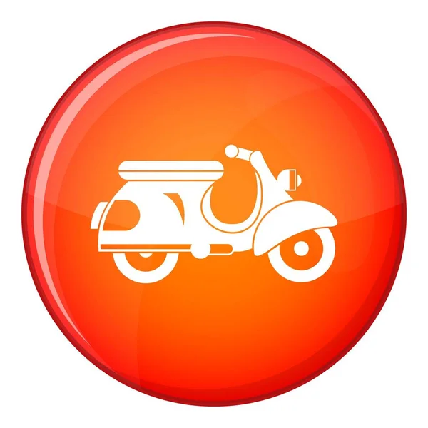 Scooter icon, flat style — Stock Vector