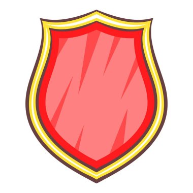 Kalkan kutsal kişilerin resmi, karikatür tarzı