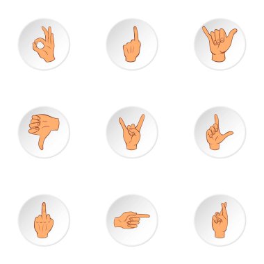 El Icons set, karikatür tarzı