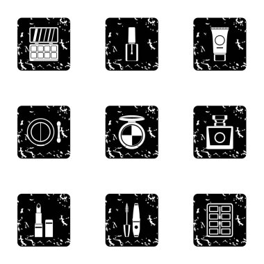 Kozmetik simgeler kümesi, grunge tarzı