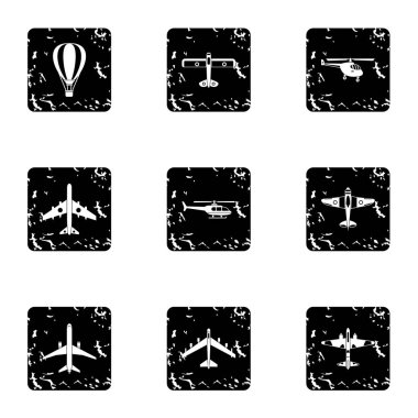 Askeri hava taşıma simgeler kümesi, grunge tarzı