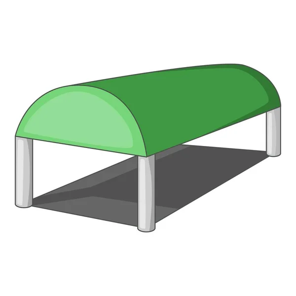 Warehouse roof icon, cartoon style — Stock Vector