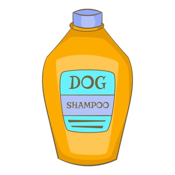 Hund schampo ikon, tecknad stil — Stock vektor