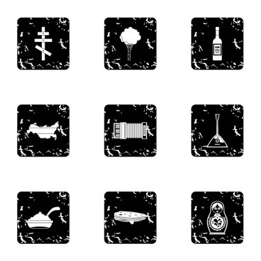 Rusya Federasyonu simgeler kümesi, grunge tarzı konumlar