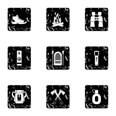 Doğa turizm simgeler kümesi, grunge tarzı