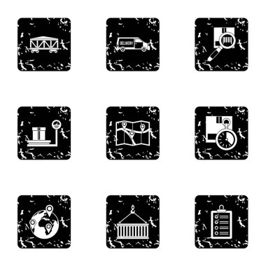 Kargo simgeler kümesi, grunge tarzı