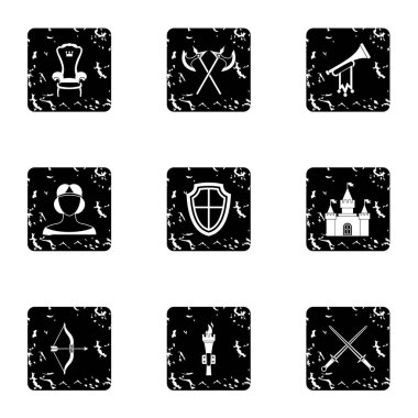 Ortaçağ Şövalyesi simgeler kümesi, grunge tarzı