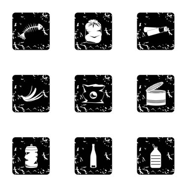 Çöp simgeler kümesi, grunge tarzı
