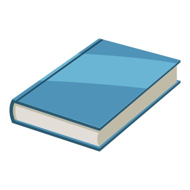 Kitap simgesini, karikatür tarzı