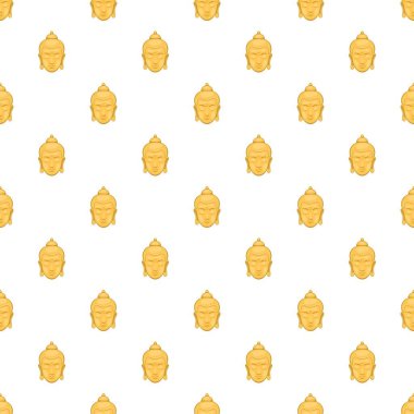 Buda heykeli desen, karikatür tarzı