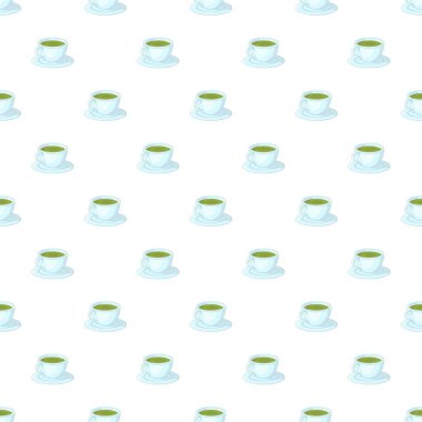 Fincan çay desen, karikatür tarzı