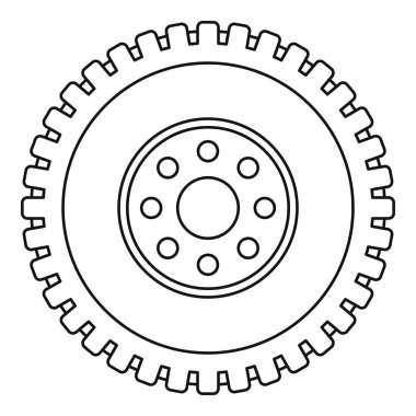 Dişli simgesini, anahat stili
