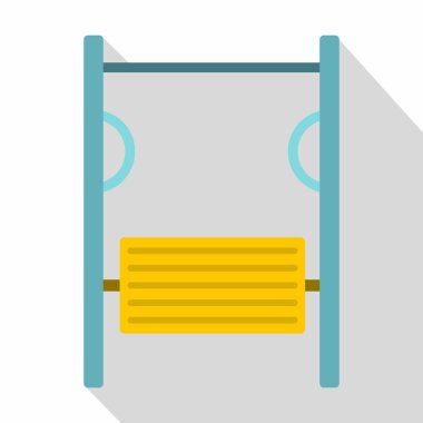 Egzersiz ikonuna Bahçesi, düz stil